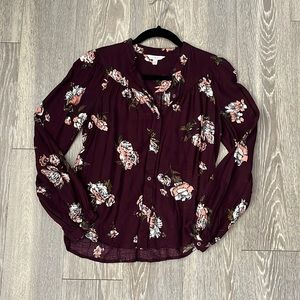 Lucky Brand Floral Blouse